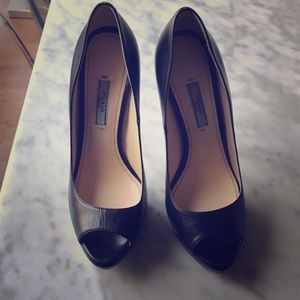 Prada peep toe sandal